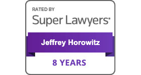 Rated By Super Lawyers | Jeffrey Horowitz | 8 Years